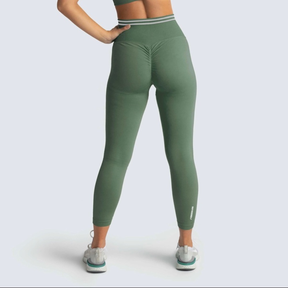 Do You Even Seamless Scrunch Khaki Green